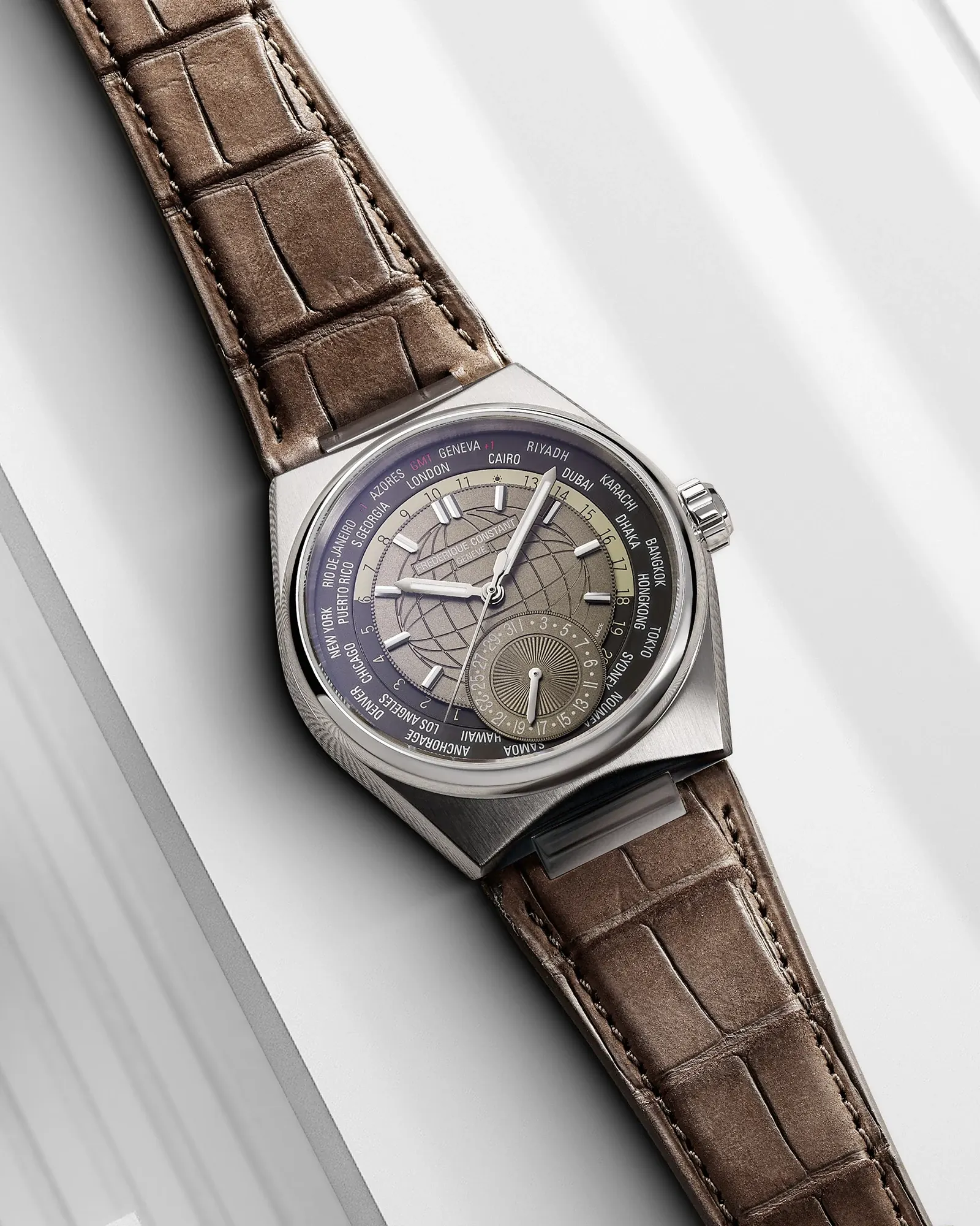 Highlife Classic Worldtimer Watch FC-718C4NH6 | Frederique Constant